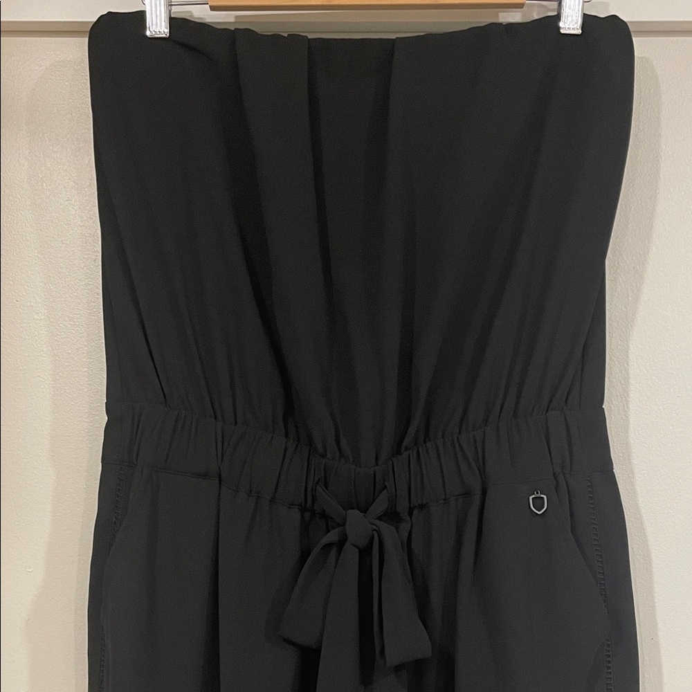 RUDSAK Black Strapless Jumpsuit